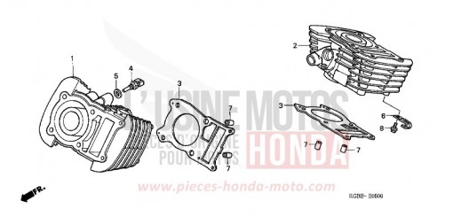 CYLINDRE VT125C1 de 2001